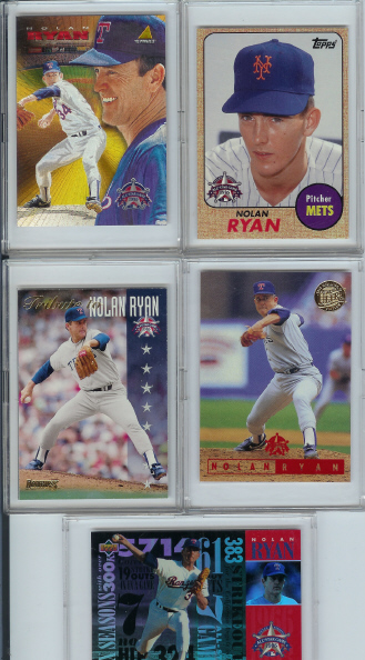1995 All-Star FanFest Nolan Ryan 5 Card Set