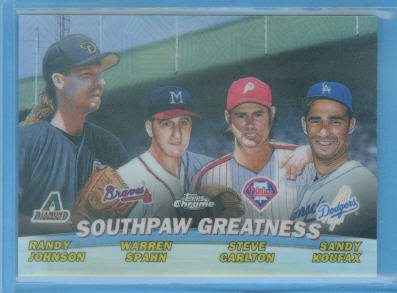 2001 Topps Chrome Combos Refractors #TC17 Southpaw Greatness