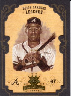 2004 Diamond Kings Framed Gold #175 Deion Sanders LGD
