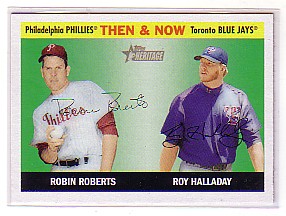 2004 Topps Heritage Then and Now #TN4 R.Roberts/R.Halladay