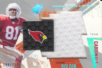 2003 SPx Winning Materials Team Logos #AN Anquan Boldin/250