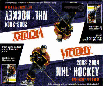 2003-04 UD Victory Hockey Box