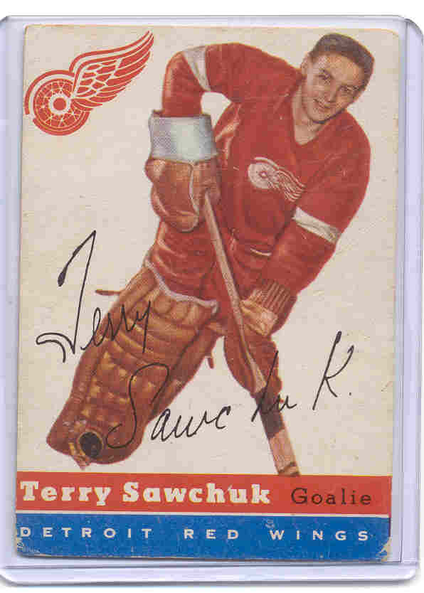 1954-55 Topps #58 Terry Sawchuk