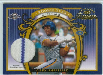 2003 Timeless Treasures Rookie Year #19 Gary Sheffield Jsy/100