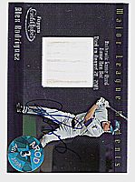 2002 Topps Gold Label Major League Moments Relics Platinum #AR Alex Rodriguez Bat