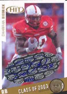 2003 SAGE HIT Class of 2003 Autographs #A30 Dahrran Diedrick