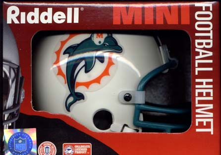Miami Dolphins Riddell Mini Helmet