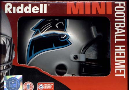 Carolina Panthers Riddell Mini Helmet