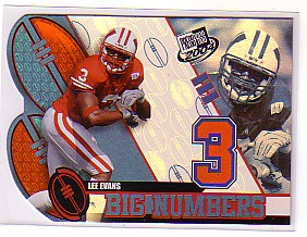2004 Press Pass Big Numbers #BN5 Lee Evans