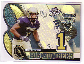 2004 Press Pass Big Numbers #BN6 Larry Fitzgerald