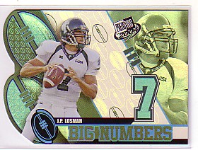 2004 Press Pass Big Numbers #BN14 J.P. Losman