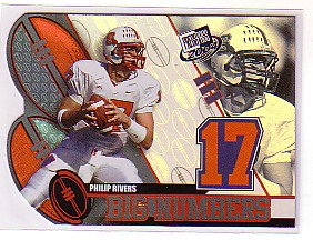 2004 Press Pass Big Numbers #BN20 Philip Rivers