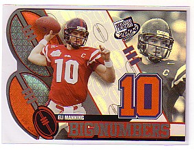 2004 Press Pass Big Numbers #BN33 Eli Manning CL