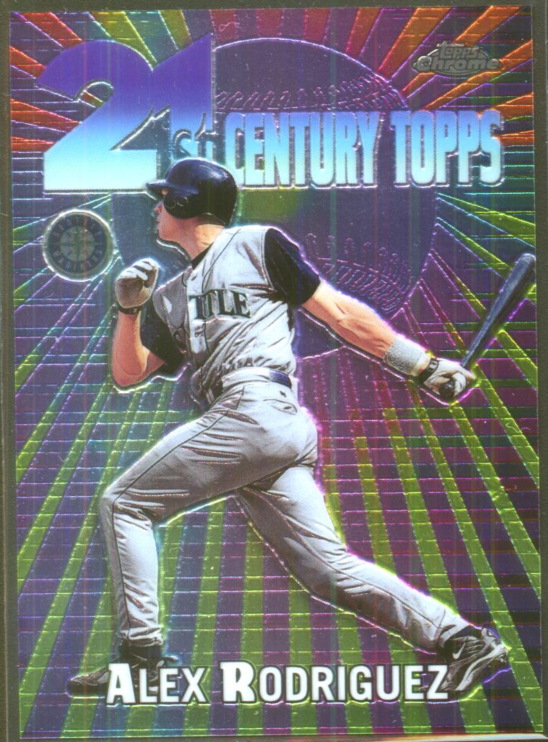 2000 Topps Chrome 21st Century #C6 Alex Rodriguez