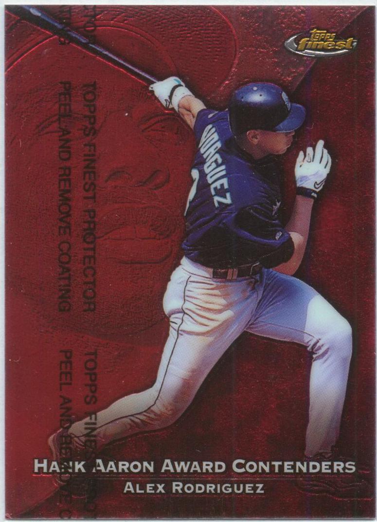 1999 Finest Aaron Award Contenders #HA7 Alex Rodriguez