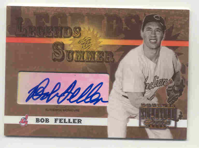 2003 Donruss Signature Legends of Summer Autographs #7 Bob Feller
