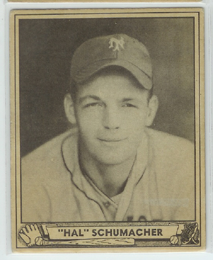 1940 Play Ball #85 Hal Schumacher