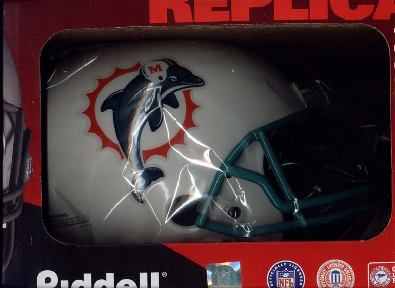 Miami Dolphins Riddell Full Size Replica Helmet
