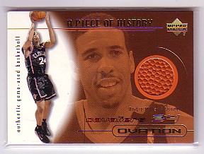2000-01 Upper Deck Ovation A Piece of History #AMB Andre Miller