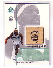 2000-01 SP Game Floor Authentic Floor #BD Baron Davis