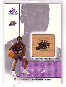 2000-01 SP Game Floor Authentic Floor #DS DeShawn Stevenson
