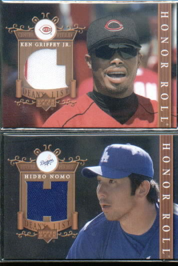 2003 Upper Deck Honor Roll Dean's List Jerseys #HN Hideo Nomo H