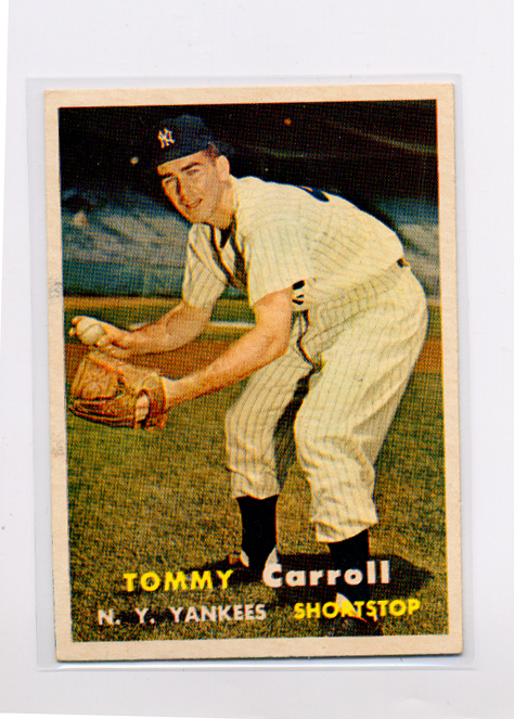 1957 Topps #164 Tommy Carroll