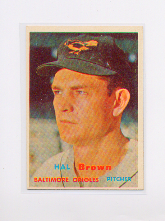 1957 Topps #194 Hal Brown