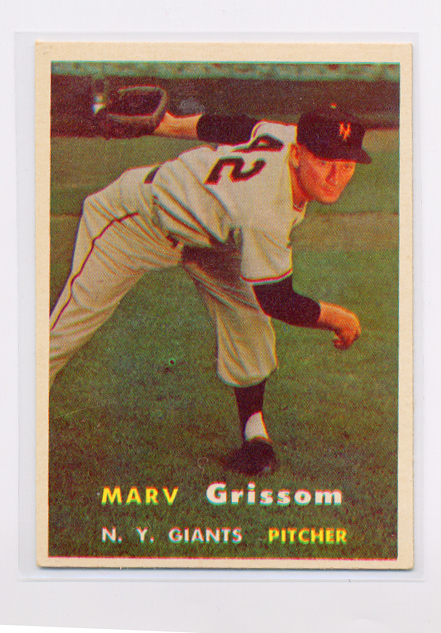 1957 Topps #216 Marv Grissom