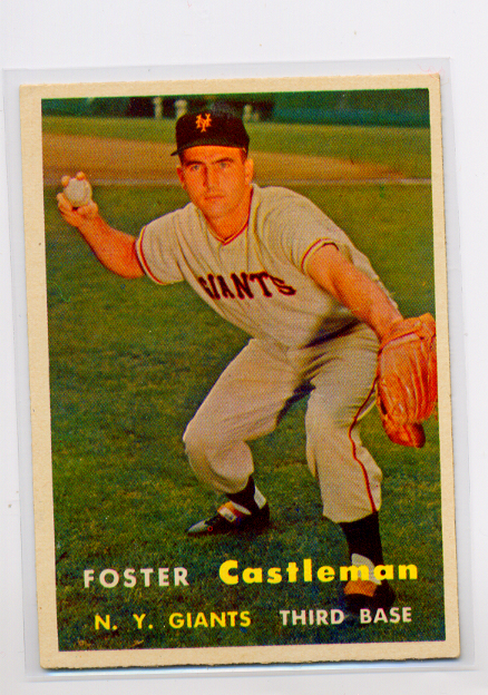 1957 Topps #237 Foster Castleman