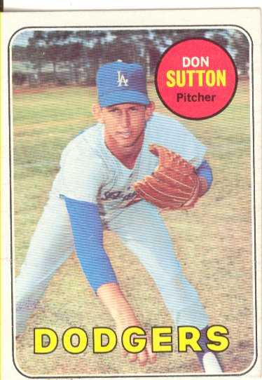 1969 Topps #216 Don Sutton DP