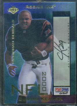 2000 Collector's Edge Masters Rookie Ink #CK Curtis Keaton Gold/1130