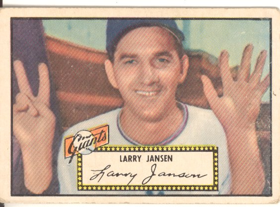 1952 Topps #5 Larry Jansen