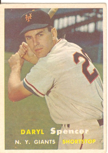 1957 Topps #49 Daryl Spencer