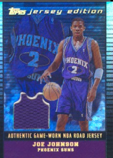 2002-03 Topps Jersey Edition Black #JEJMJ Joe Johnson R