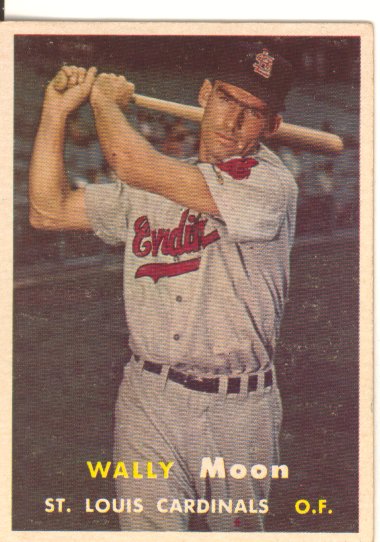 1957 Topps #65 Wally Moon