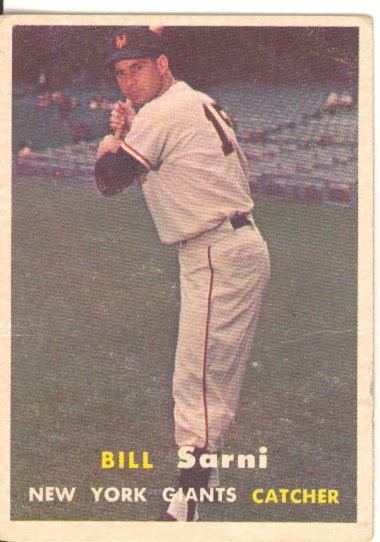 1957 Topps #86 Bill Sarni