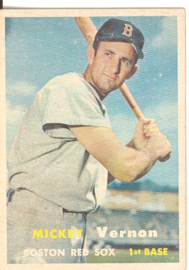 1957 Topps #92 Mickey Vernon