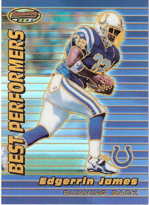1999 Bowman's Best Refractors #98 Edgerrin James BP