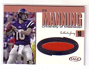 2004 SAGE Jerseys Bronze #J11 Eli Manning