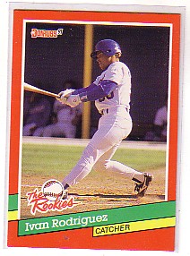 1991 Donruss Rookies #33 Ivan Rodriguez RC
