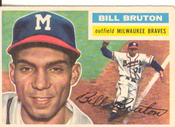 1956 Topps #185 Bill Bruton