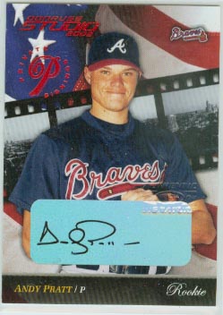 2002 Studio Private Signings #268 Andy Pratt ROO/250