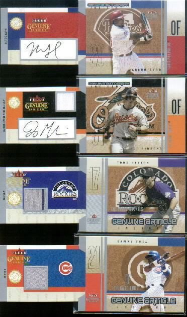 2004 Fleer Genuine Insider Autograph-Jersey #JG2 Jay Gibbons