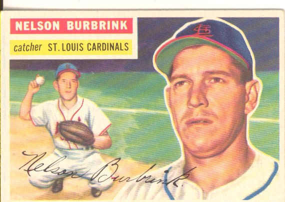 1956 Topps #27 Nelson Burbrink DP RC