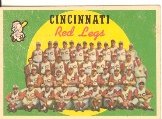 1959 Topps #111 Cincinnati Redlegs CL