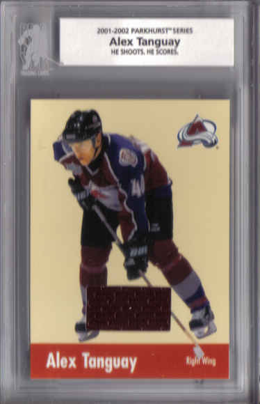 2001-02 Parkhurst He Shoots He Scores Prizes #22 Alex Tanguay