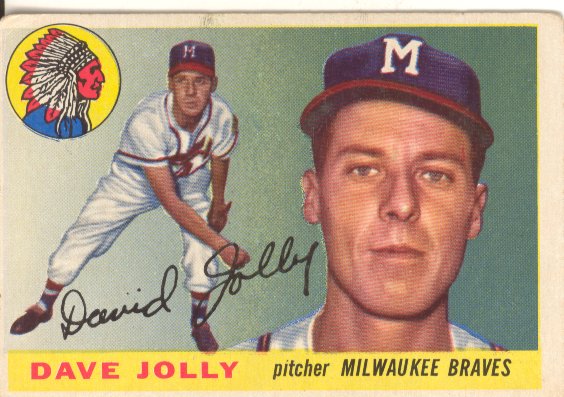 1955 Topps #35 Dave Jolly