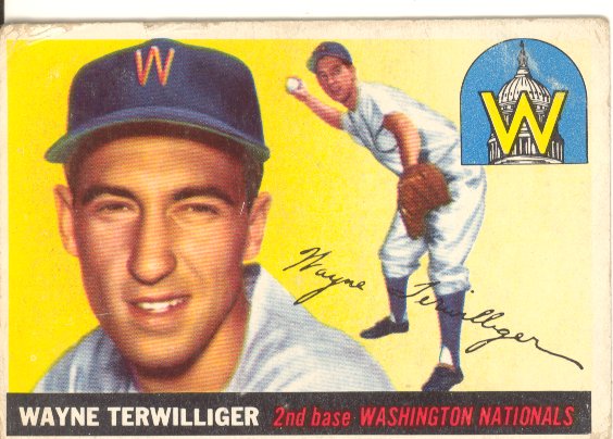 1955 Topps #34 Wayne Terwilliger