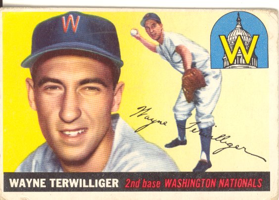 1955 Topps #34 Wayne Terwilliger